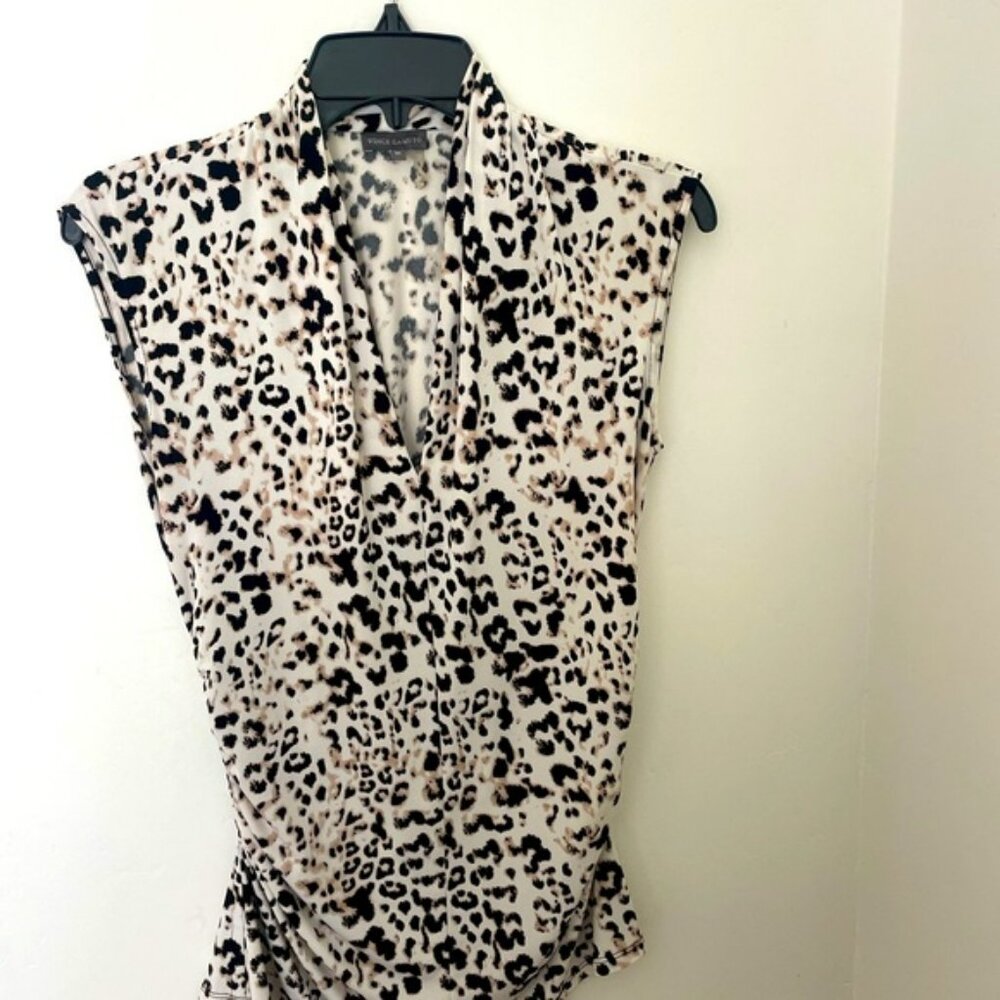 Vince Camuto Leopard Print Top